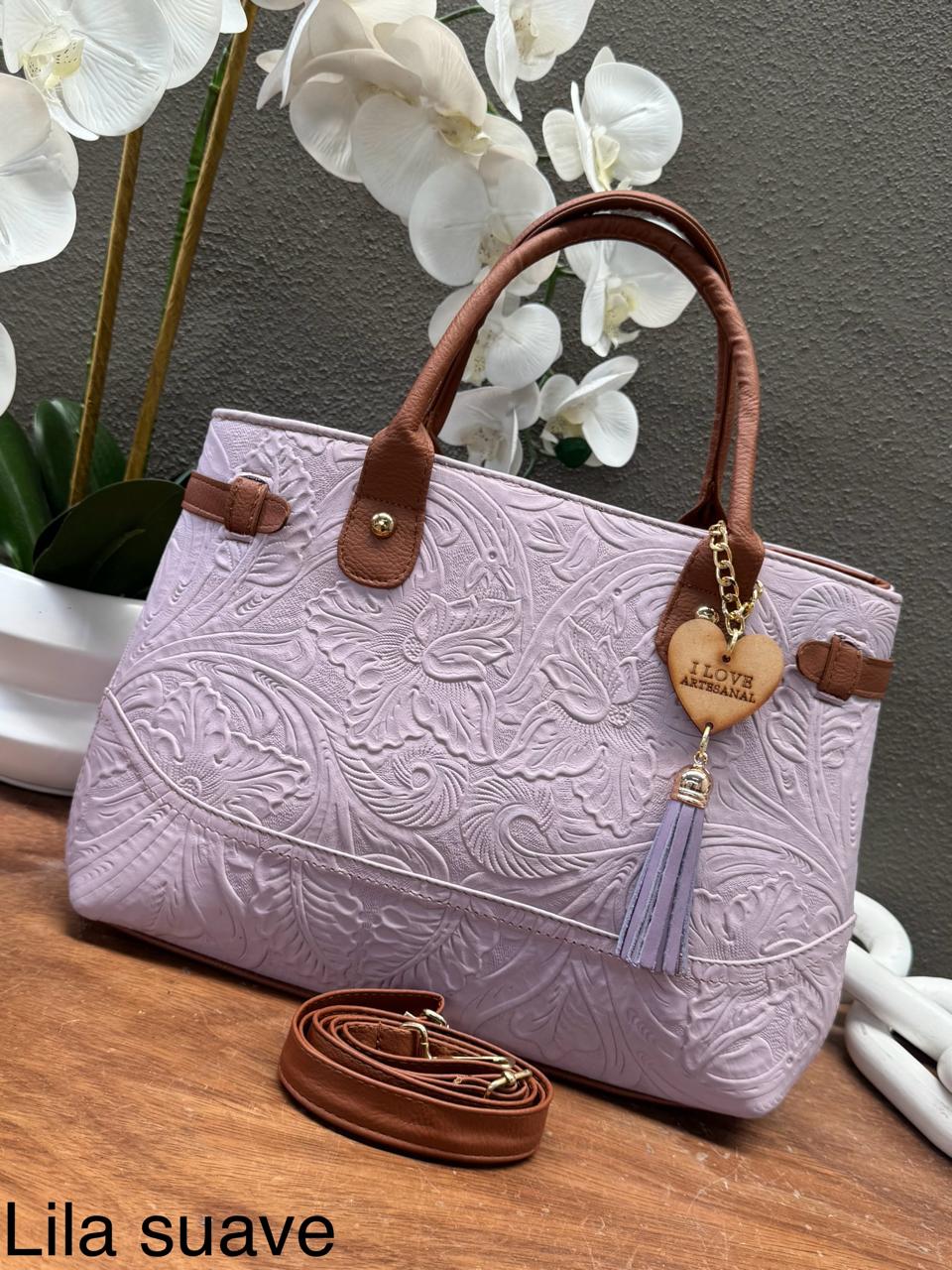 TOKIO PIEL CINCELADO COLOR LILA SUAVE