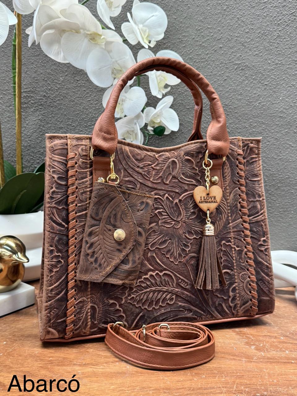 DUO CAROL PIEL CINCELADO COLOR ABARCO