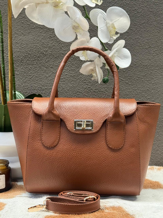 BOLSO 100% PIEL CHERNOBYL COLOR CAMEL