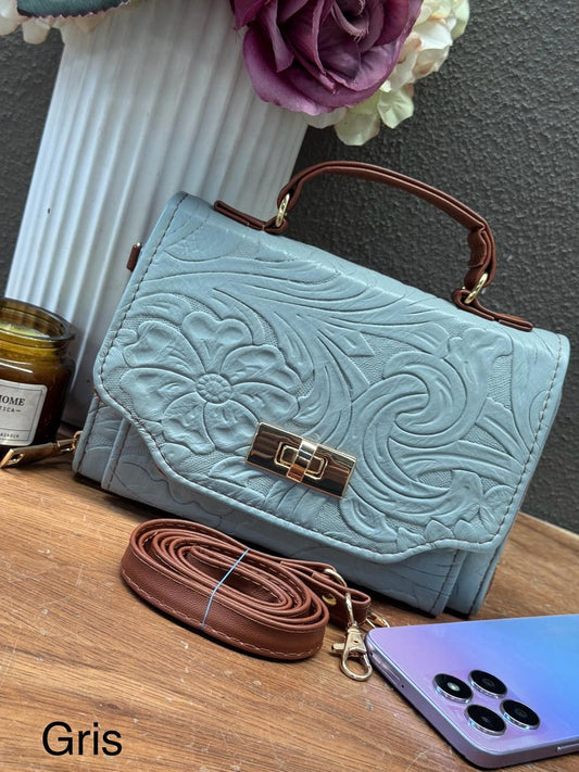 PORTACEL CINCELADO FRIDA PRIMAVERA GRIS
