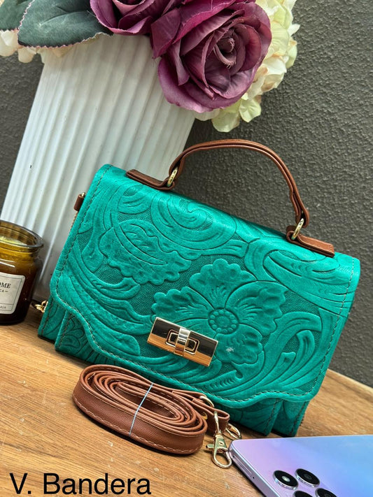 PORTACEL CINCELADO FRIDA PRIMAVERA VERDE BANDERA