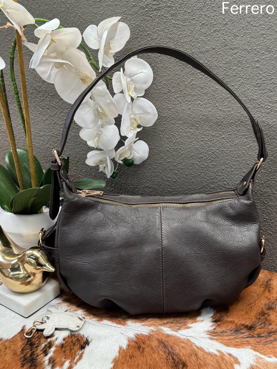 BOLSO 100% PIEL MADONA COLOR FERRERO