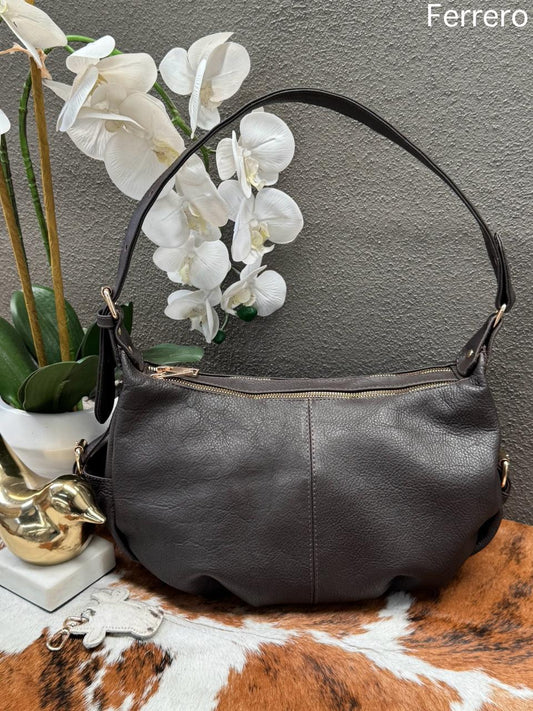 BOLSO 100% PIEL MADONA COLOR FERRERO