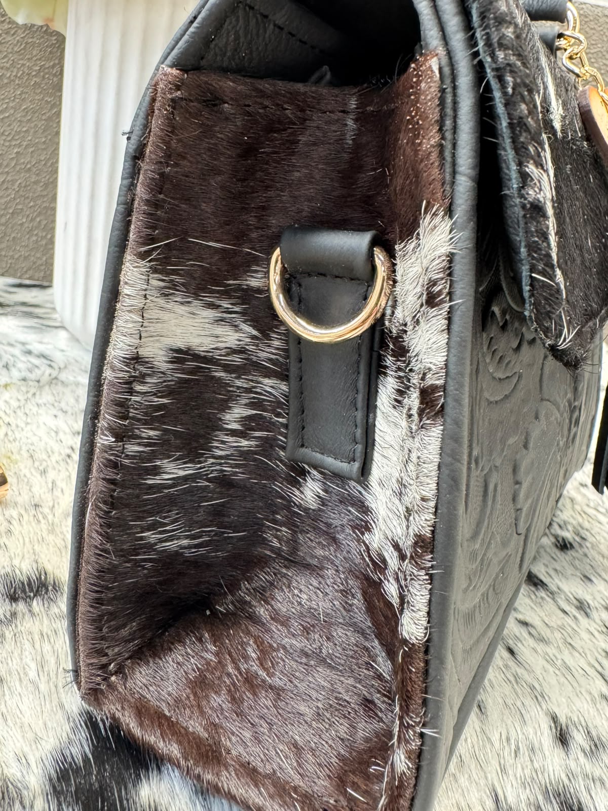 CROSSBODY DELIA PELO LADRILLO