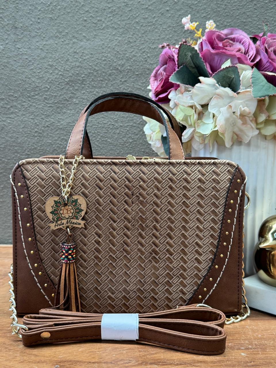 DB CROSSBODY ENTRAMADO MAQUILLAJE
