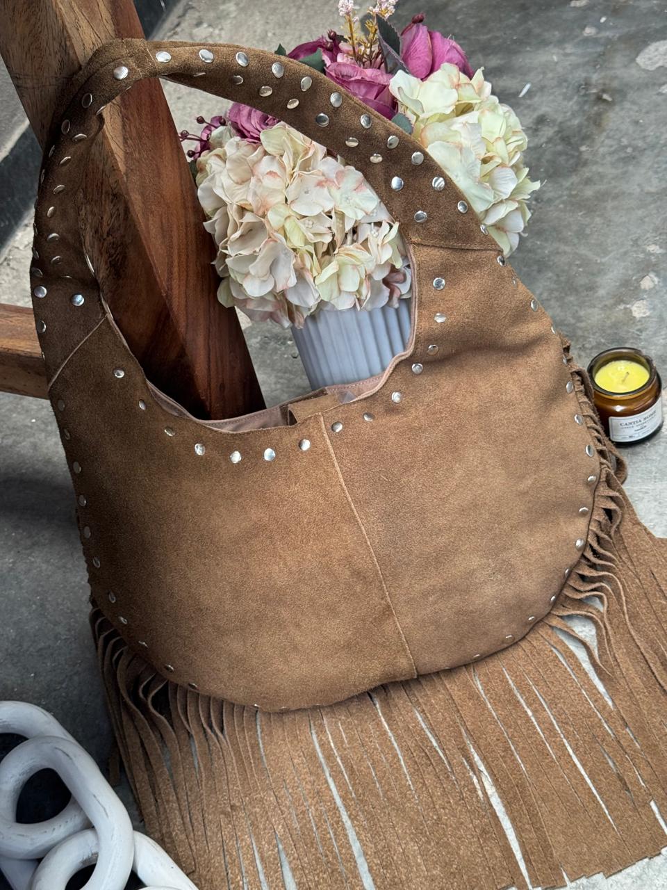 BOLSO MONTANA CANELA BARBAS