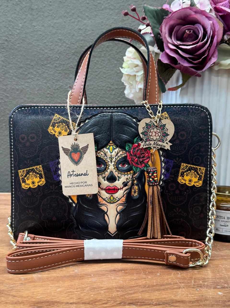 DB CROSSBODY CATRINA NEGRO/CAMEL