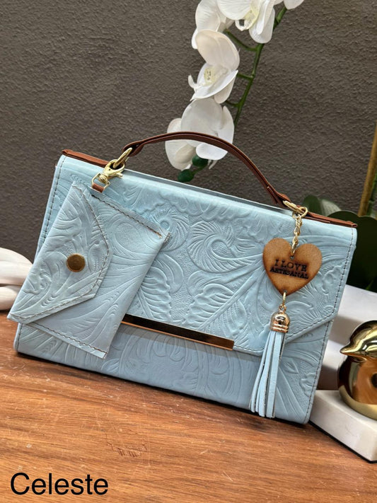BOLSO KATYA COLOR CELESTE