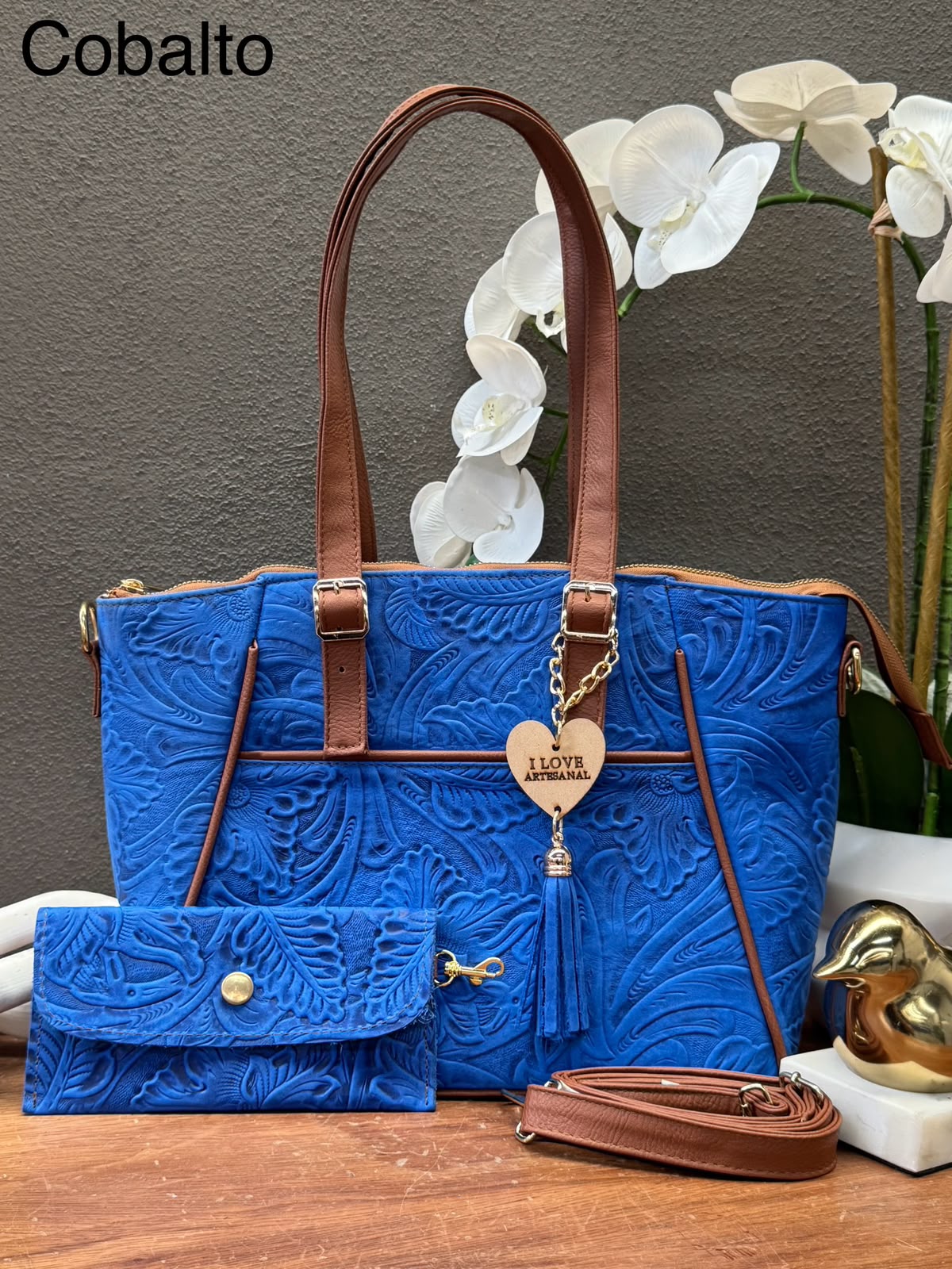 BOLSO BRIANDA COLOR COBALTO