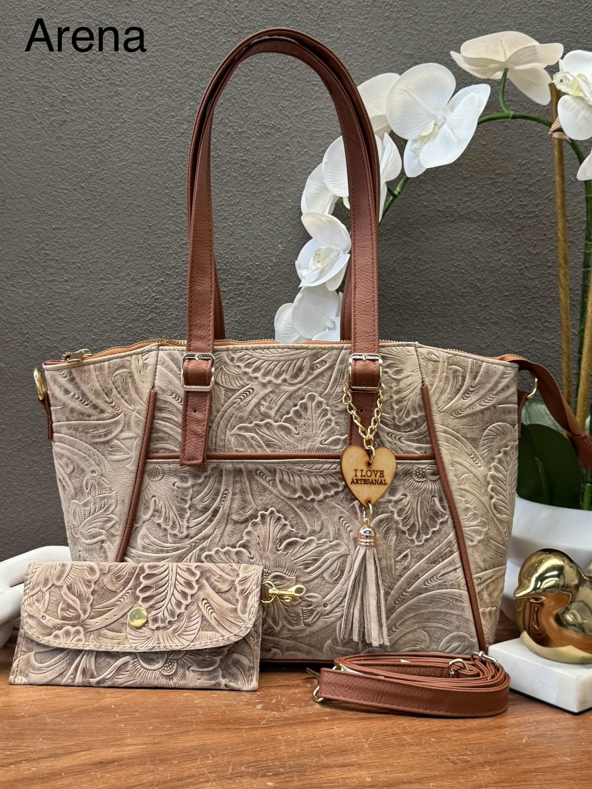 BOLSO BRIANDA COLOR ARENA