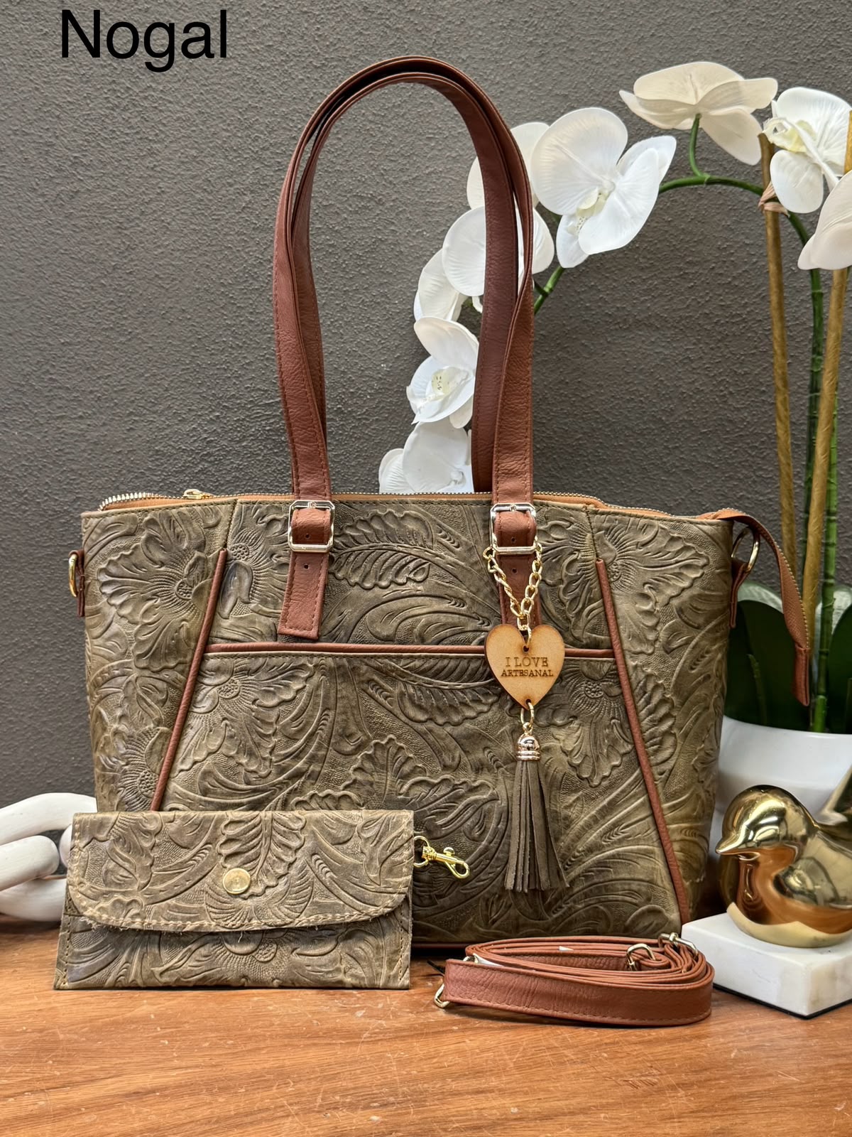 BOLSO BRIANDA COLOR NOGAL