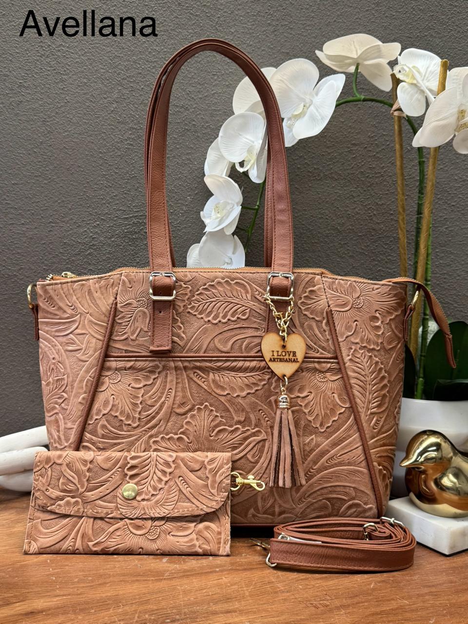 BOLSO BRIANDA COLOR AVELLANA