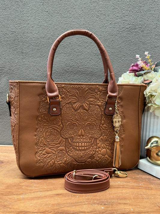 CARTAGENA PIEL CALAVERA COLOR CAMEL