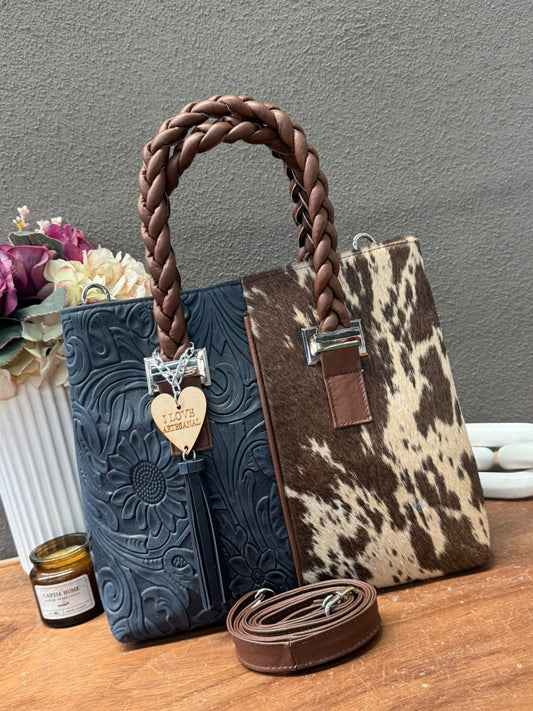 BOLSA ELIZABETH COLOR MARINO PELO VARIABLE