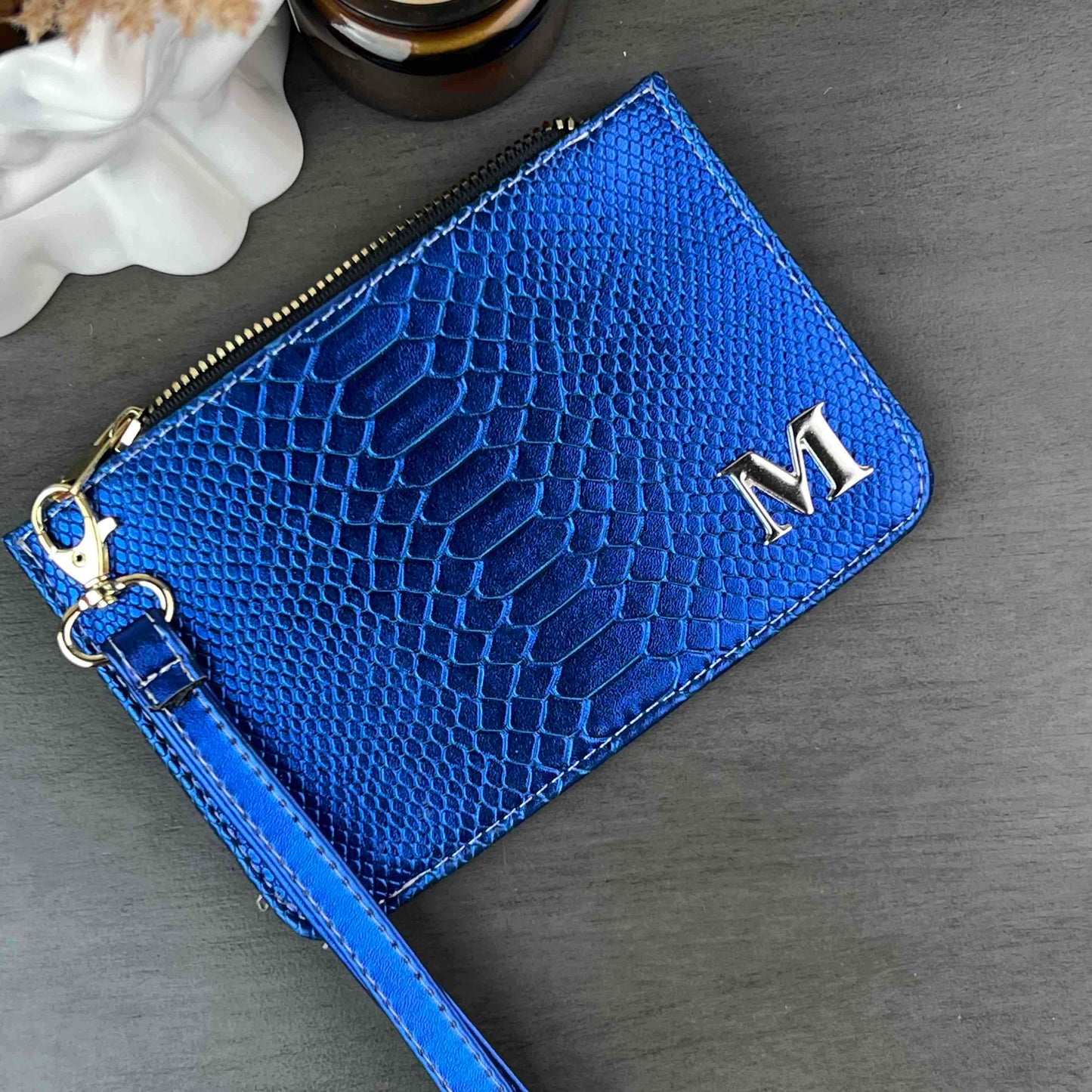 MONEDERO XL COBALTO METALICO
