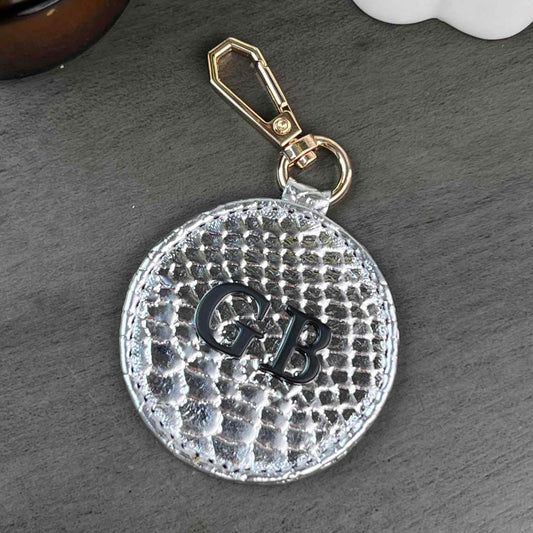 LLAVERO CIRCULAR PLATA PITON