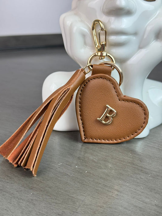 LLAVERO CORAZON CAMEL