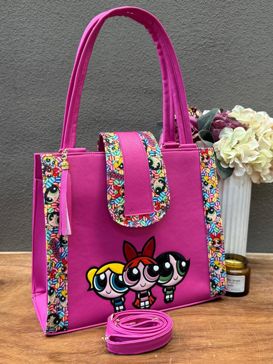 BOLSA BROCHE PERSONAJE CHICAS SUPER PODEROSAS