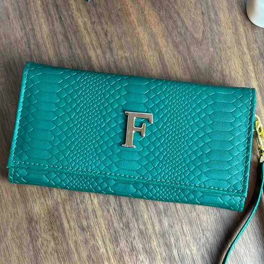 CARTERA MUÑEQUERA VERDE BOSQUE