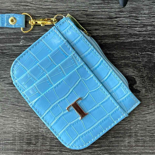 TARJETERO/MONEDERO AZUL DRILO