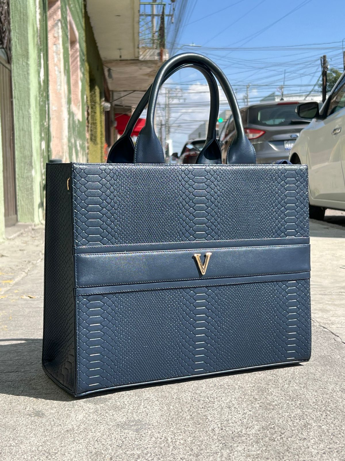 TOTE PREMIUM ZEUS AZUL MARINO