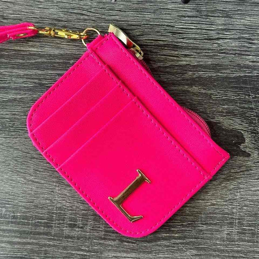 TARJETERO/MONEDERO ROSA NEON