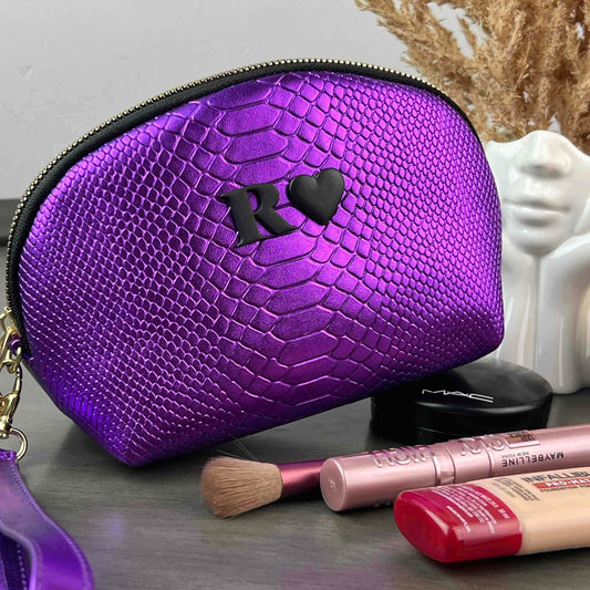 COSMETIQUERA MORADO METALICO