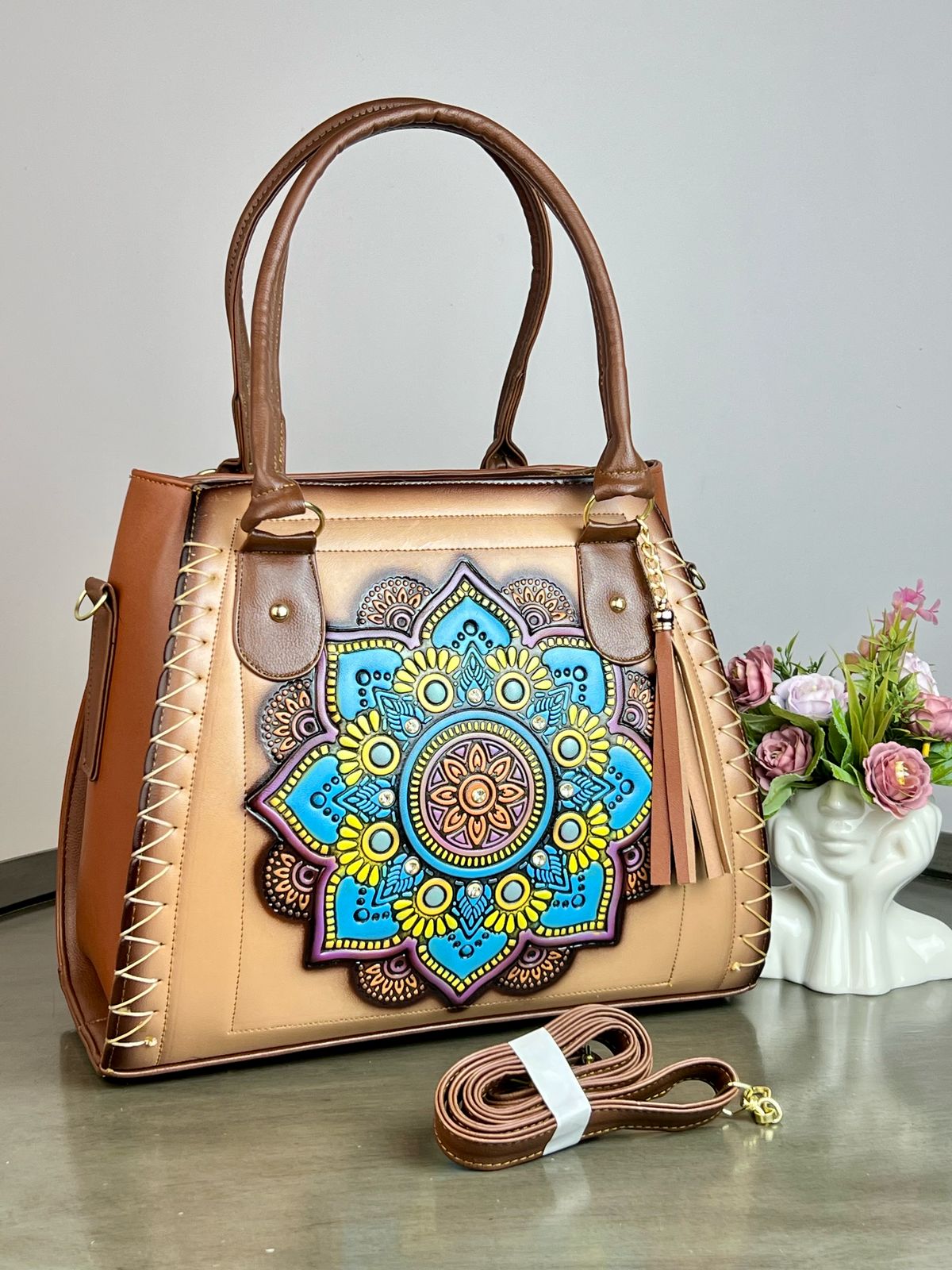 MOD. CRIS GLOBO MAQUILLAJE MANDALA TURQUESA