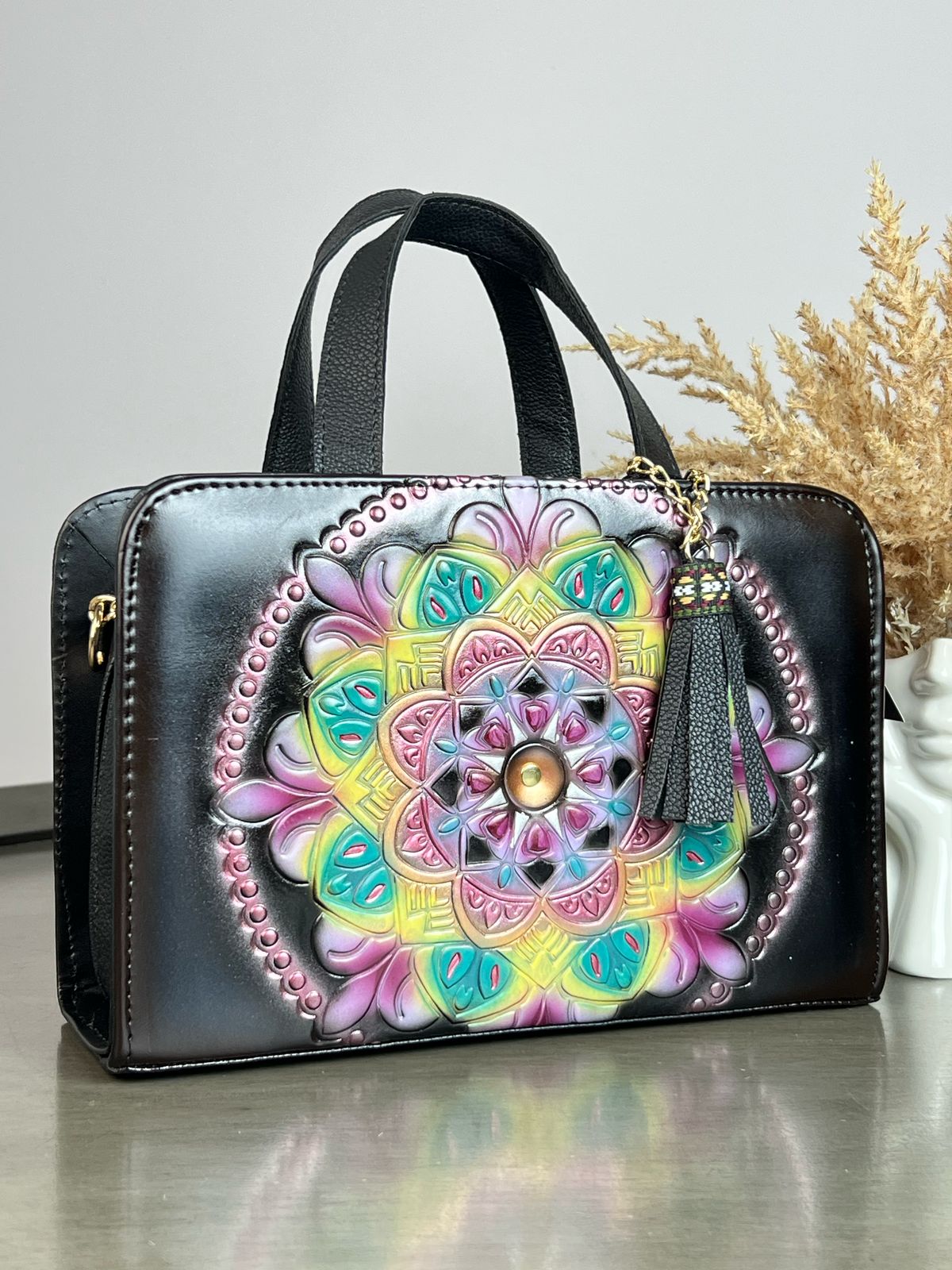 MAOMA CROSSBODY NEGRO MANDALA