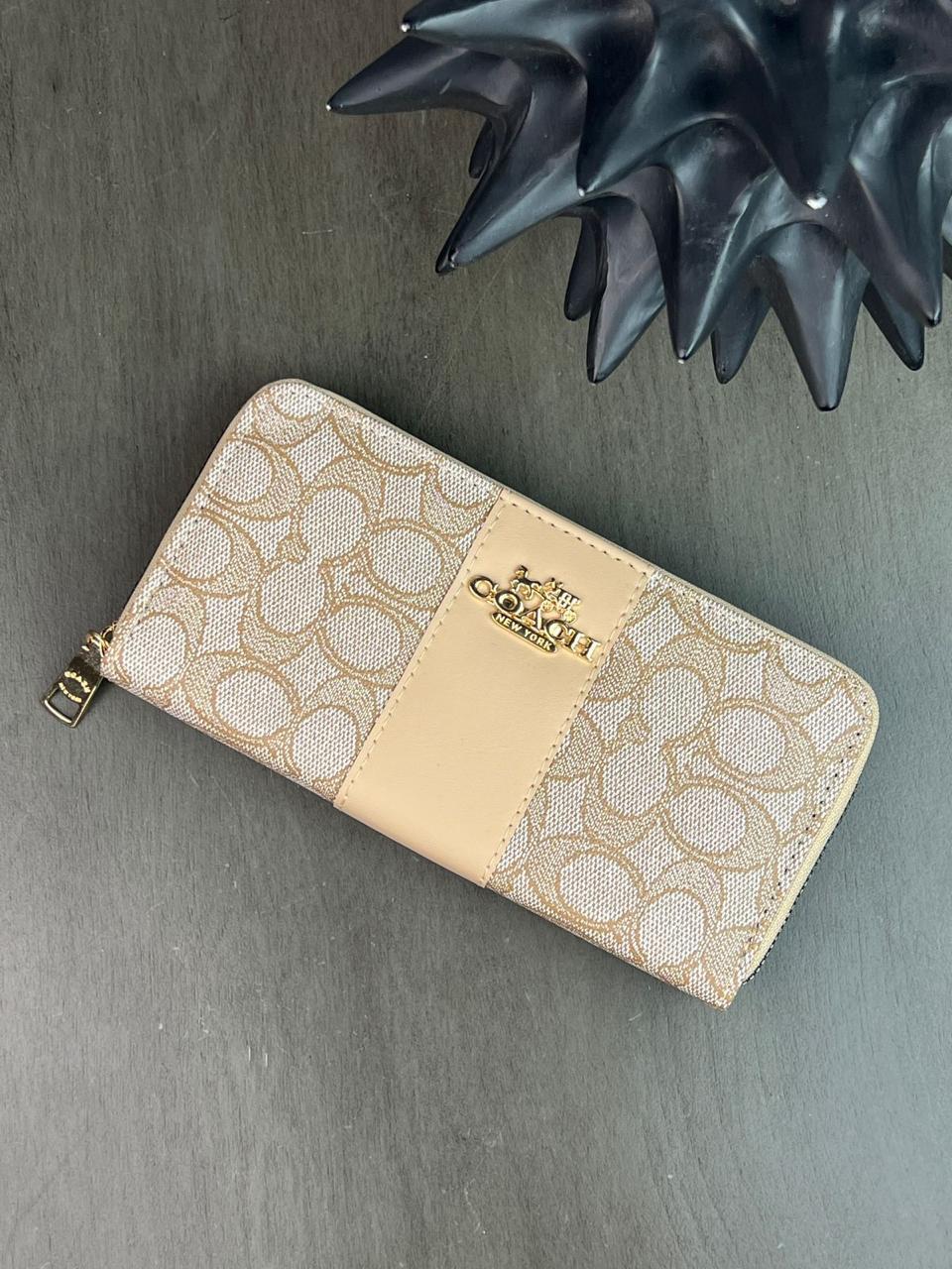 CARTERA COACH 1 CIERRE BEIGE