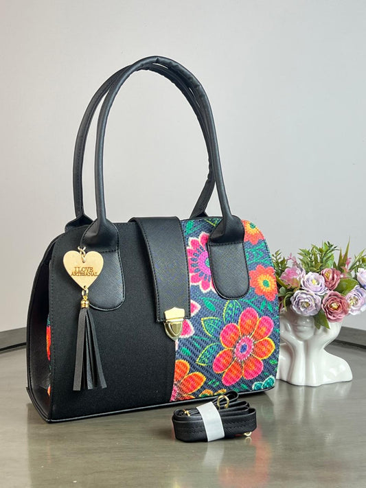 YUTE MODELO BROCHE NEGRO COLORES