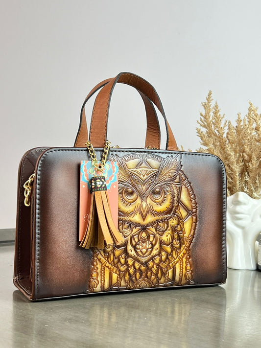 MAOMA CROSSBODY CAFE BUHO VINTAGE