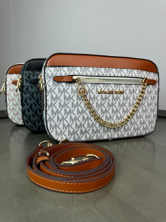 MK CROSSBODY NEGRO