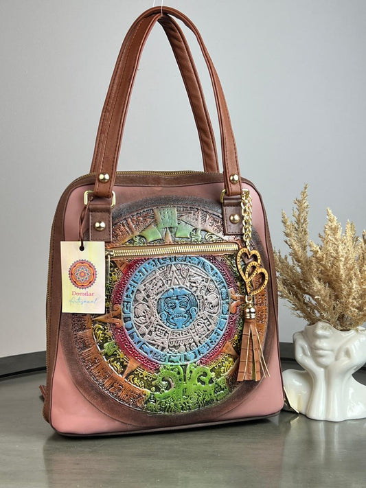 MOD. DOMDAR MOCHILA CALENDARIO AZTECA COLORES