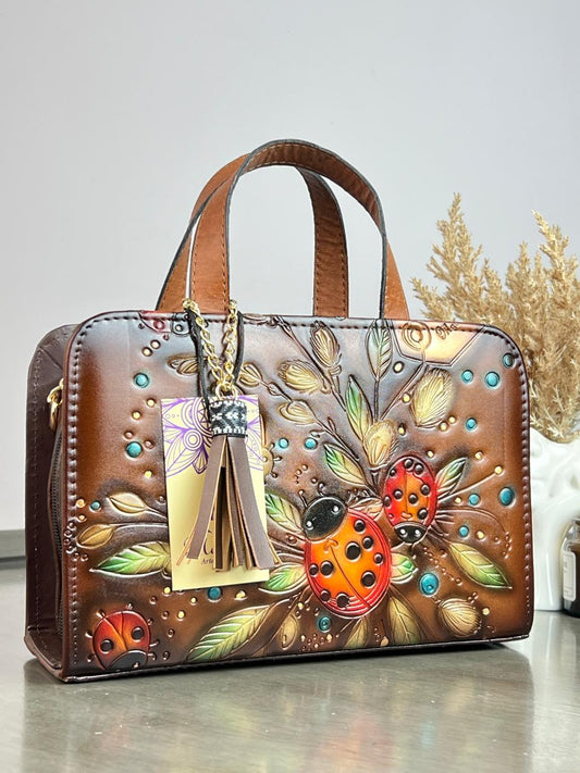 MAOMA CROSSBODY CAMEL CATARINA NARANJA