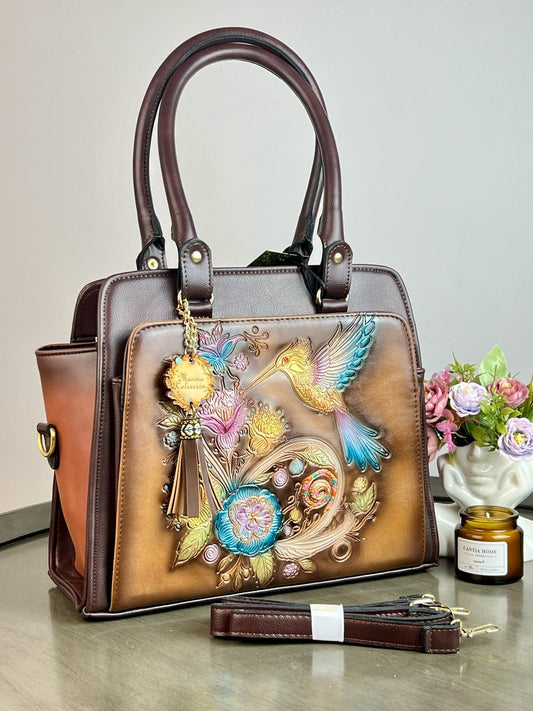 MAOMA GDE FANY COLIBRI AZUL AMARILLO